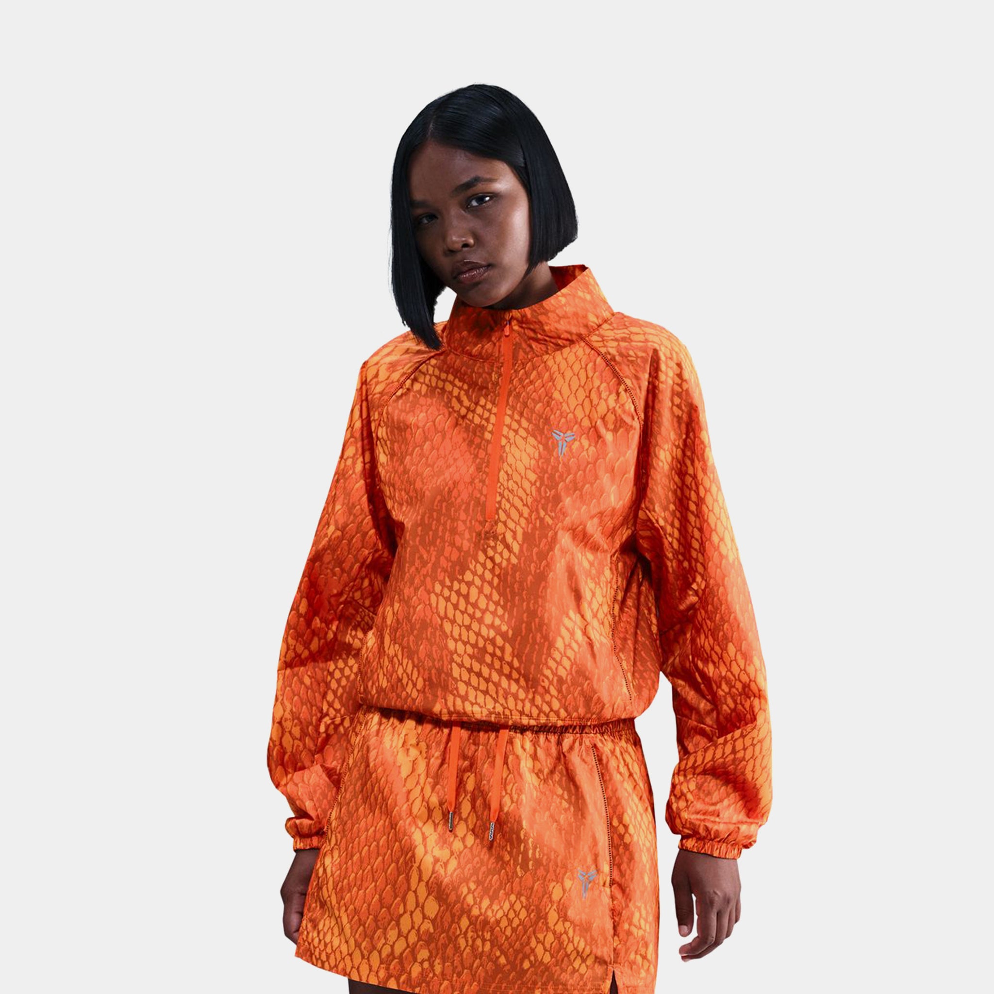 Nike Kobe Bryant Lightweight Woven Jacket Safety Orange White