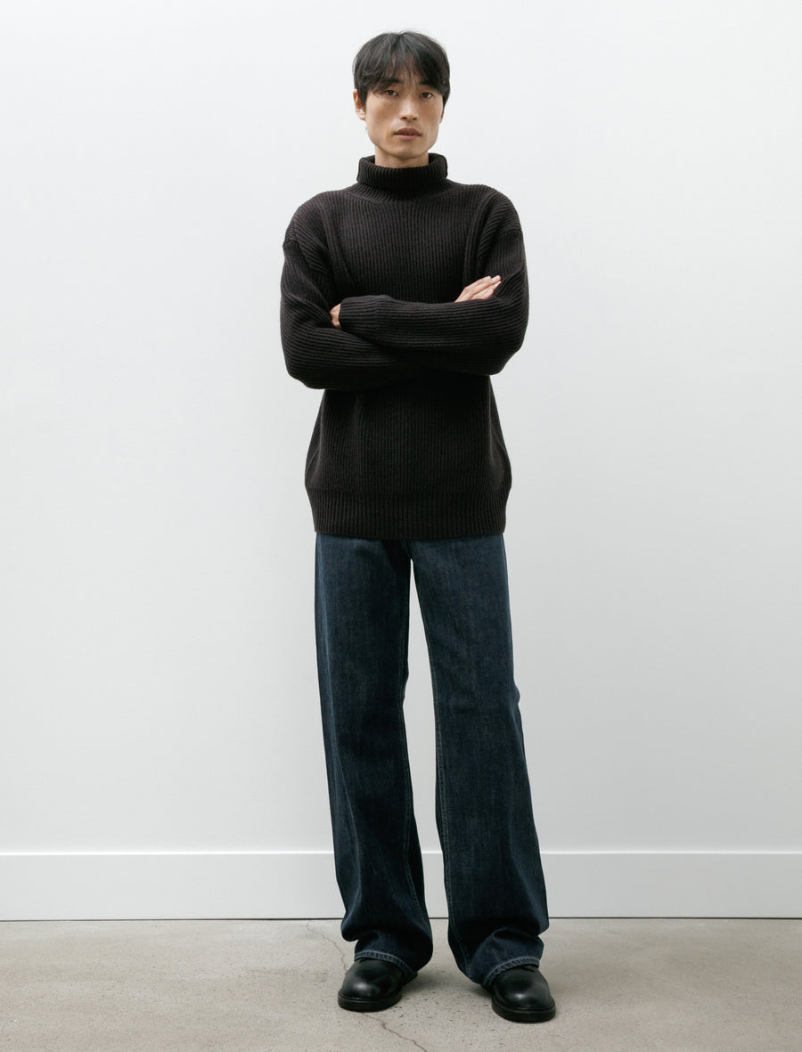 Seya Turtleneck Cloud Sweater 7GG Double Yak Ebony Black – Neighbour