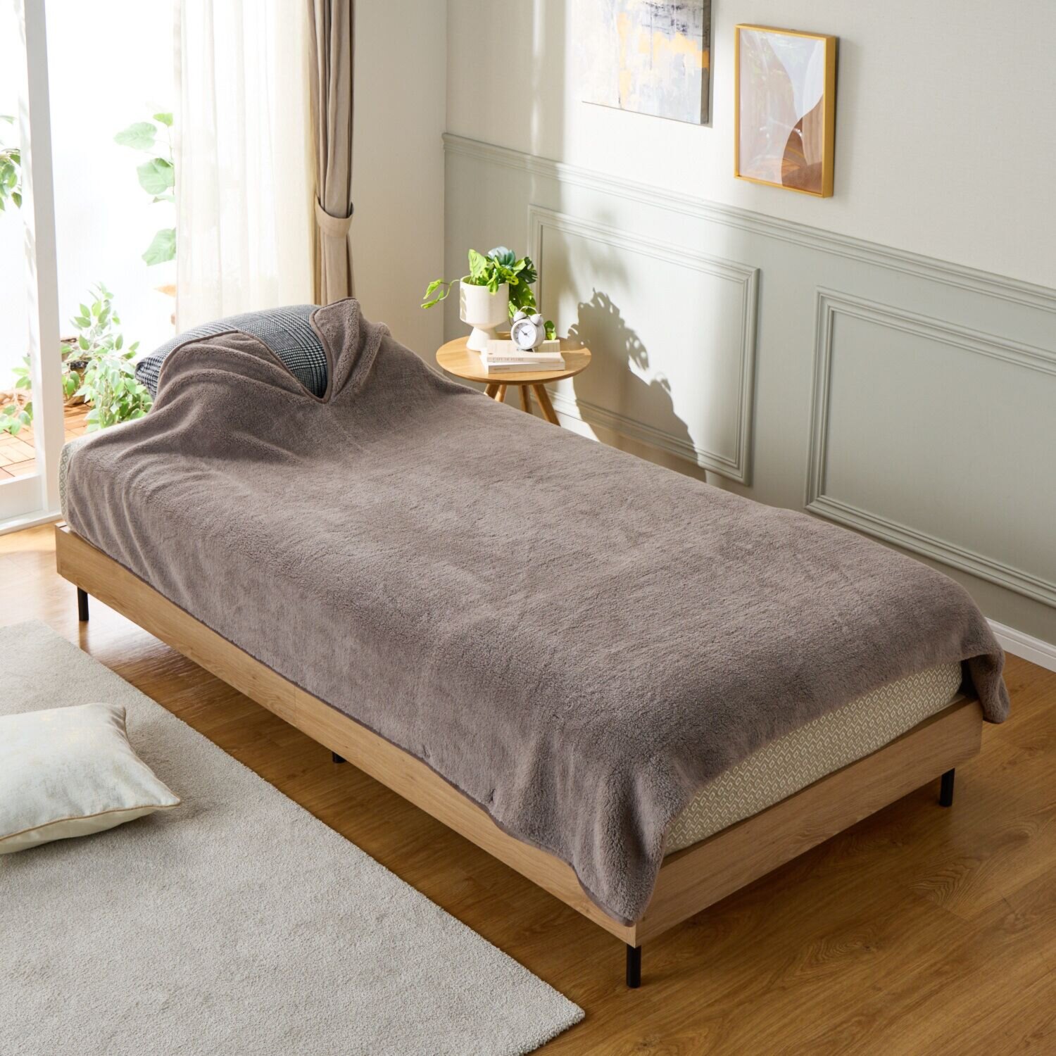 大津毛織 吸湿発熱ホットテックス 首元スリット＆ たっぷり