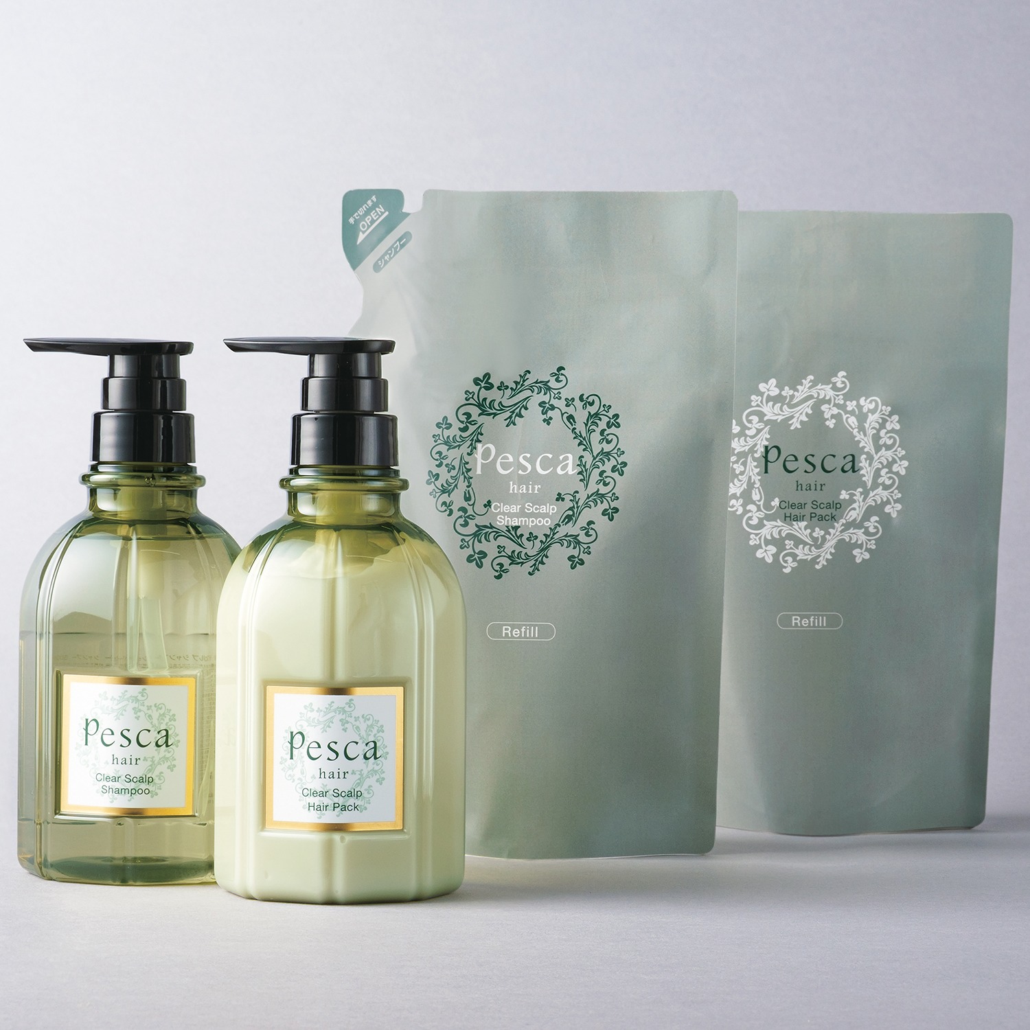 ペスカ スキンケア発想で開発！ 頭皮を健やかに保ち ハリコシのある髪