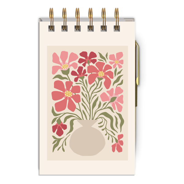 Flower Market Camellia Jotter Notepad - Lady Jayne