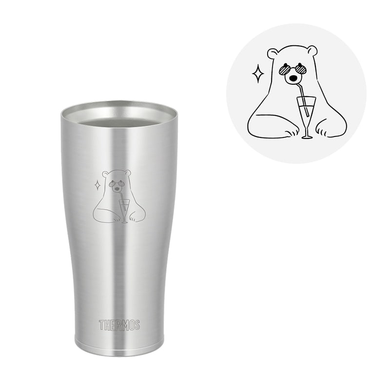 公式通販】真空断熱タンブラー JDE-420TSS シロクマ-サングラス(GLS