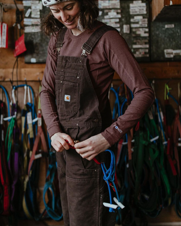 Carhartt Women's Crawford Coverall - 102438 Dark Brown - Livestock