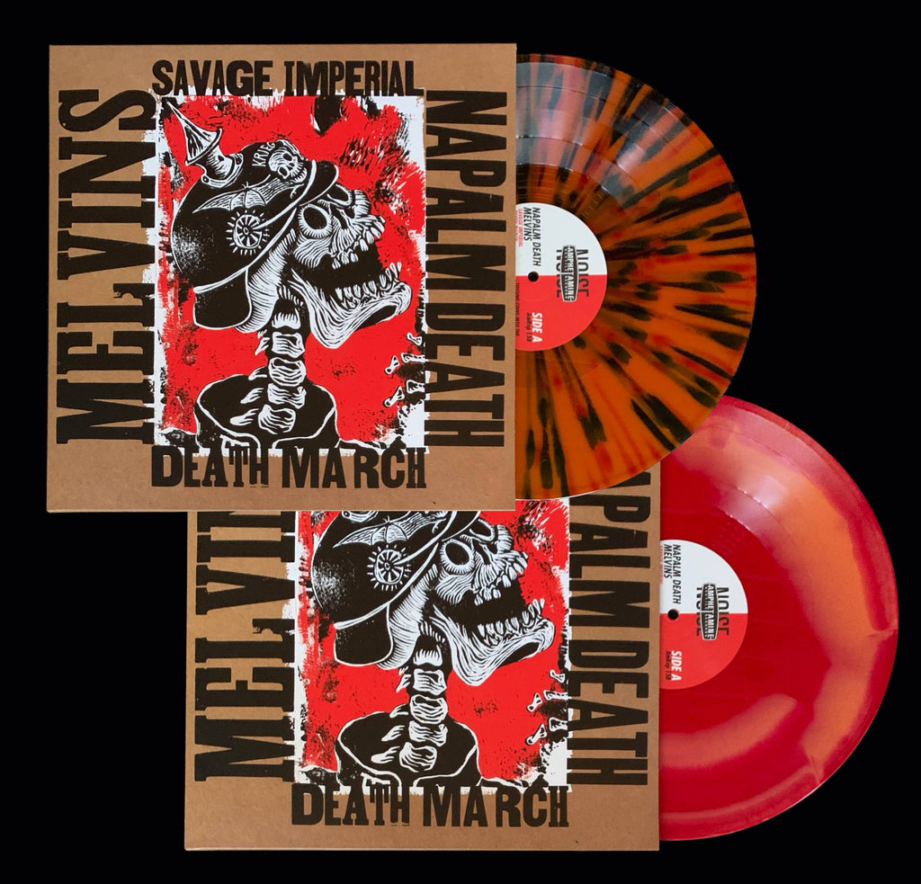 Melvins/ Napalm Death: Savage Imperial Death March LP * Set of