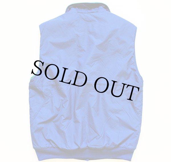 90s USA製 patagoniaパタゴニア フリースライナー ナイロンベスト M 青