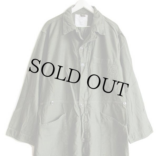 80s 米軍 U.S.ARMY 逆ステンシル コットンサテン カバーオール