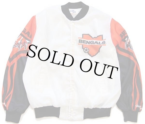80s USA製 Chalk Line NFL CINCINNATI BENGALS 全面プリント ナイロン