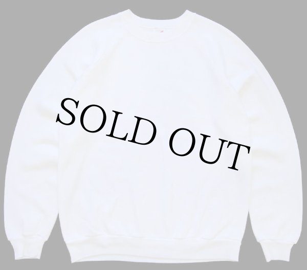 80s USA製 JERZEES 無地 スウェット 白 L☆ブランク RUSSELLラッセル