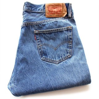 00s Levi'sリーバイス 501 パッチ&ペンキ加工 デニムパンツ w32