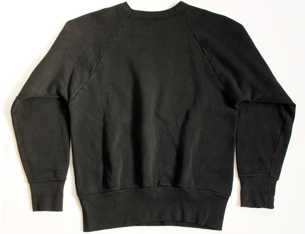 60s ロケット フロッキープリント スウェット 黒 - Sixpacjoe Web Shop