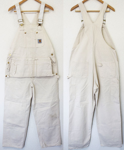 90s USA製 carharttカーハート エプロン付き ダブルニー