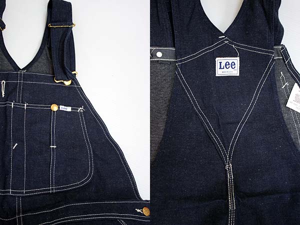 デッドストック☆70s USA製 Leeリー デニム オーバーオール w42 L32