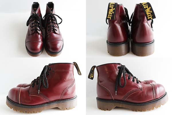 英国製 DR.MARTENSドクターマーチン 6ホールブーツ チェリーレッド UK4