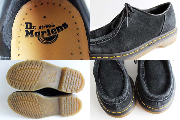 ドクターマーチン モカシン スエード レザーシューズ 黒 UK3