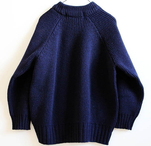 70s 英国製 Peter Stormピーターストーム ローゲージ ウールニット