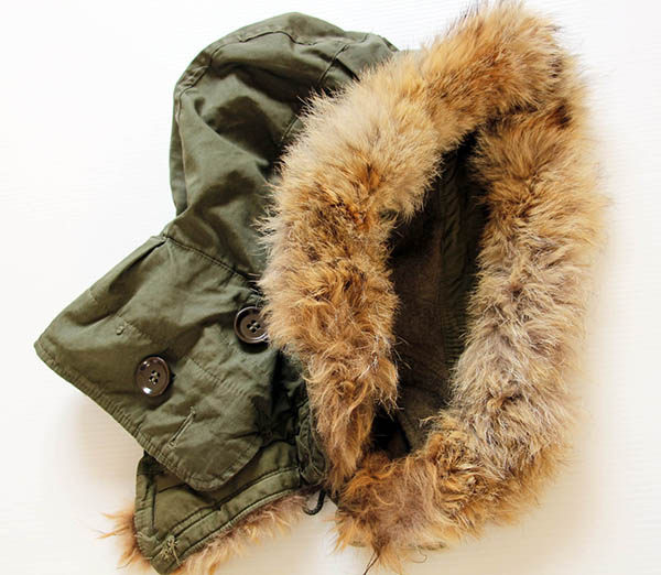 Vintage 1953 M51 コヨーテファー フードのみ パーカ U.S. M-51