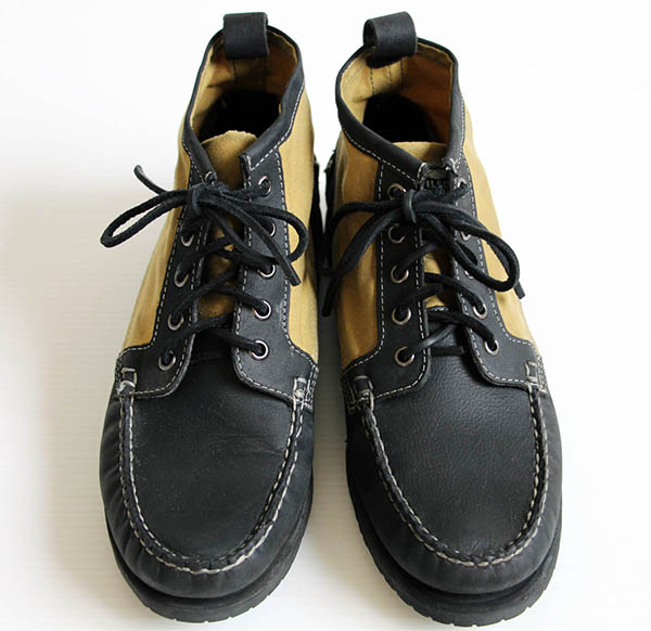 SEBAGOセバゴ×FILSONフィルソン レザー×ワックスコットン モカシン