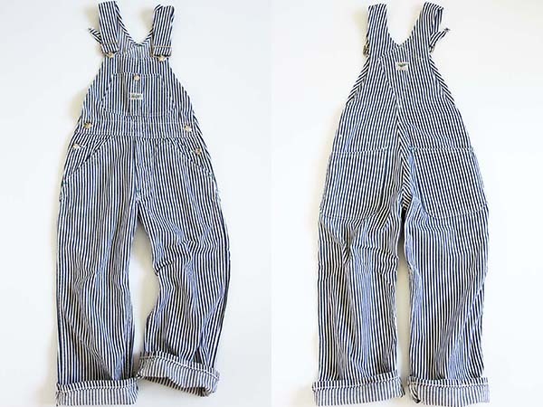 50s Sledge's ヒッコリー オーバーオール キッズ - Sixpacjoe Web Shop