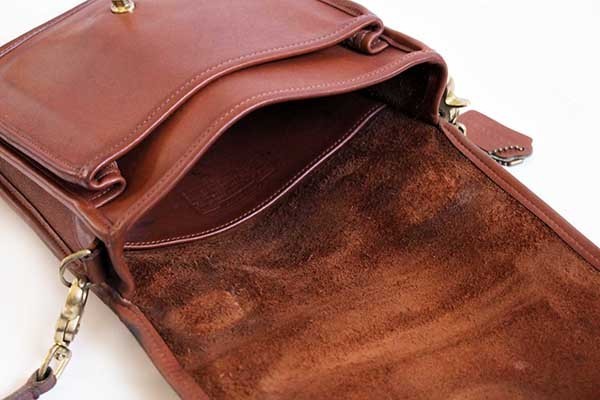 USA製 COACH オールド コーチ 2WAY レザー ショルダーバッグ 茶☆5130