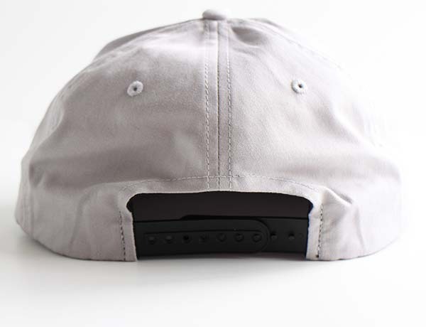 未使用☆FOX HEAD ロゴ刺繍 ツートン ベースボールキャップ グレー×紺