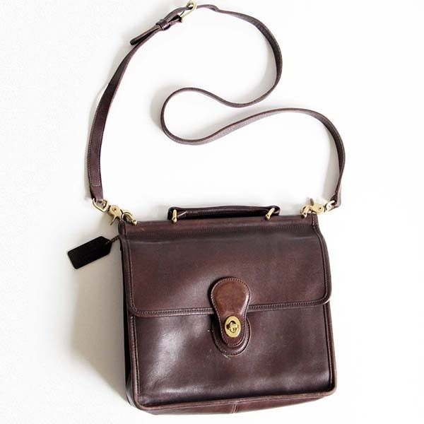 ハンガリー製 COACH オールド コーチ 2WAY レザー ショルダーバッグ