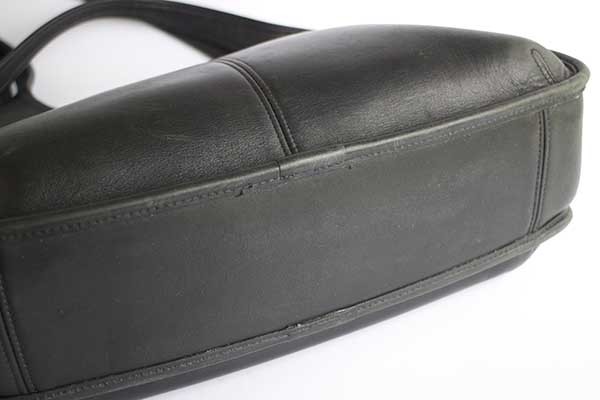 USA製 COACH オールド コーチ レザー ハンドバッグ 黒☆9035