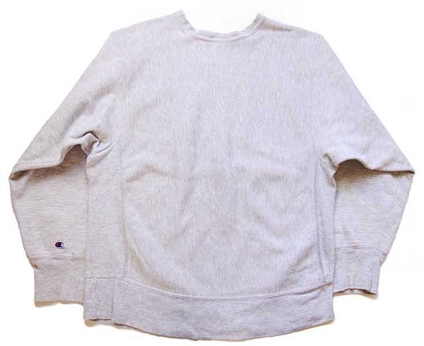 80s USA製 Championチャンピオン 無地 目無し リバースウィーブ