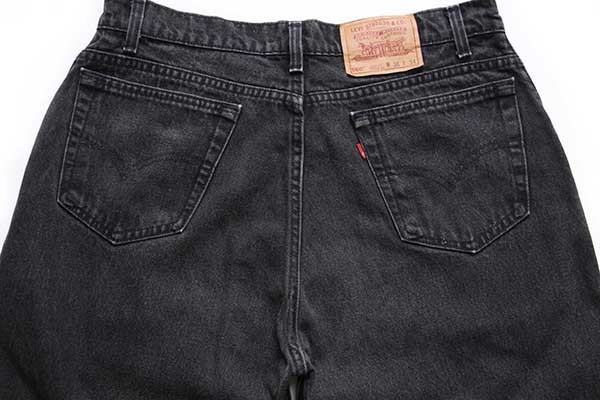 90s USA製 Levi'sリーバイス 560 ブラック デニムパンツ w36 L34☆16