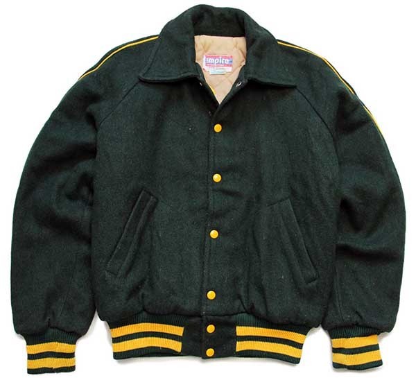 80s USA製 empire Bishop Kenrick 刺繍&パッチ付き キルティング