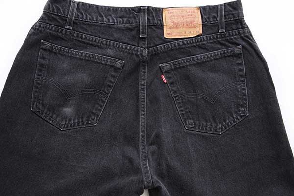 90s USA製 Levi'sリーバイス 560 ブラック デニムパンツ w36 L30☆22