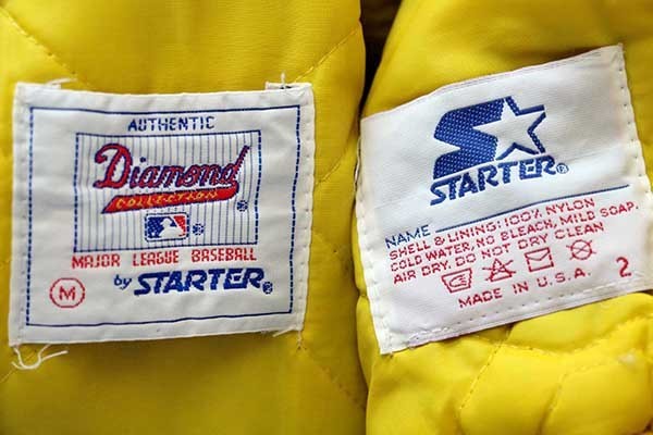 90s USA製 STARTERスターター MLB Oakland Athletics キルティング