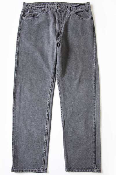90s USA製 Levi'sリーバイス 505 先染め ブラック デニムパンツ w38