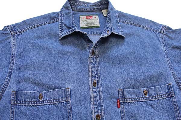 90s Levi'sリーバイス デニムシャツ M - Sixpacjoe Web Shop