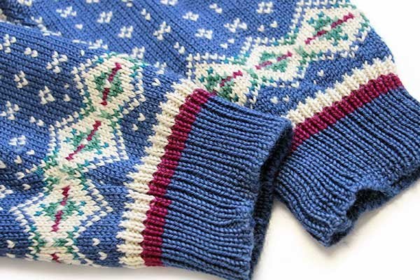 90s ノルウェー製 DALE OF NORWAY ノルディック柄 ウールニット