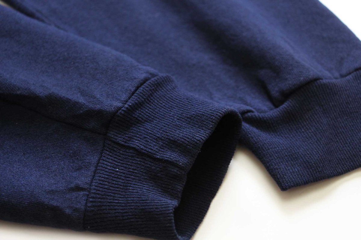 90s メキシコ製 RUSSELLラッセル 無地 前V スウェット 紺 XXL☆特大