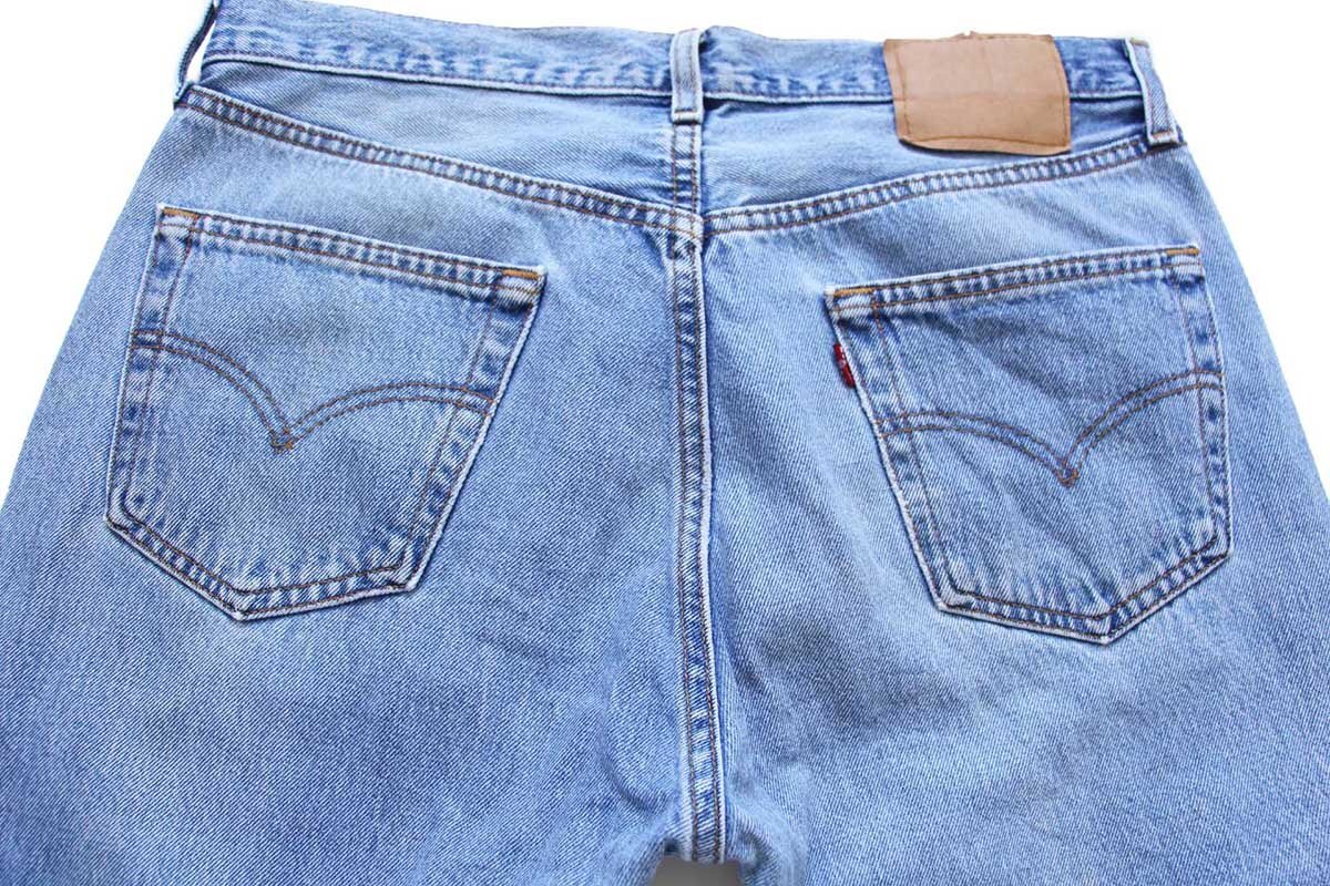 90s USA製 Levi'sリーバイス 501 デニムパンツ W34 L36☆162