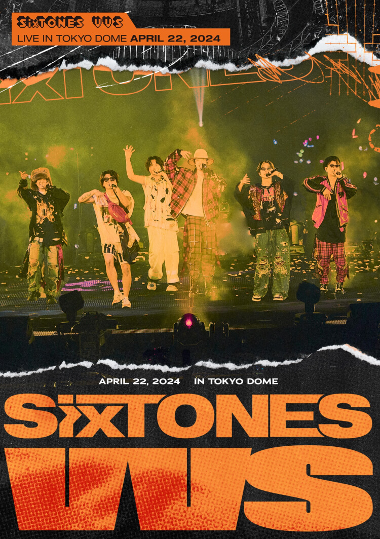ライブDVD&Blu-ray「VVS」10月16日発売決定！ | SixTONES(ストーンズ