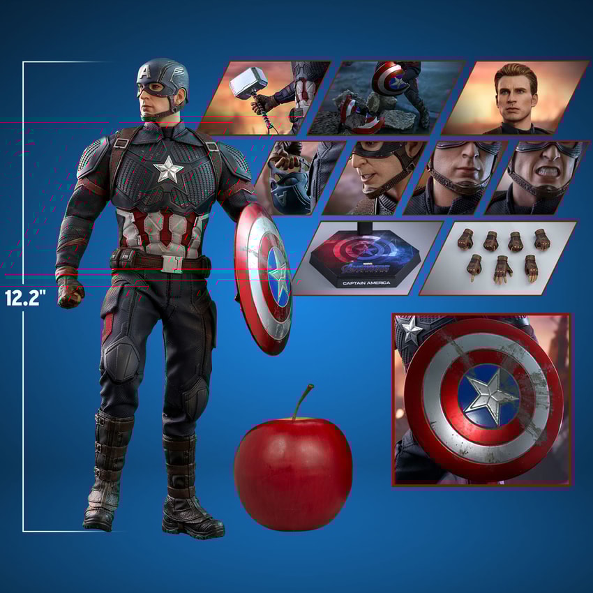 Captain America 1/6 Scale Figure by Hot Toys | Sideshow Collectibles