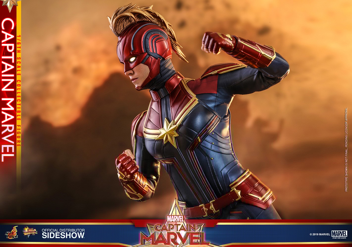 Captain Marvel Figure by Hot Toys | Sideshow Collectibles