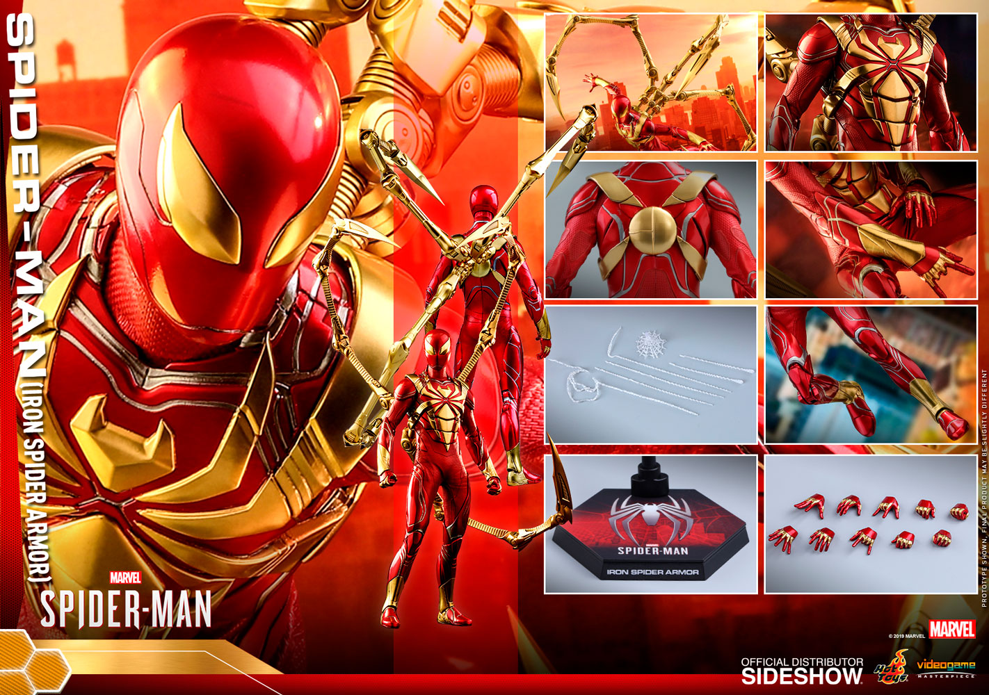 Spider-Man (Iron Spider Armor) Sixth Scale Collectible Figure by