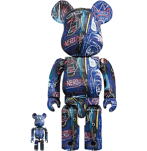 Be@rbrick Jean Michel Basquiat #7 100% & 400% Collectible Set by
