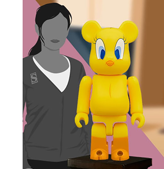 Be@rbrick Tweety 1000% Collectible Figure by Medicom Toy