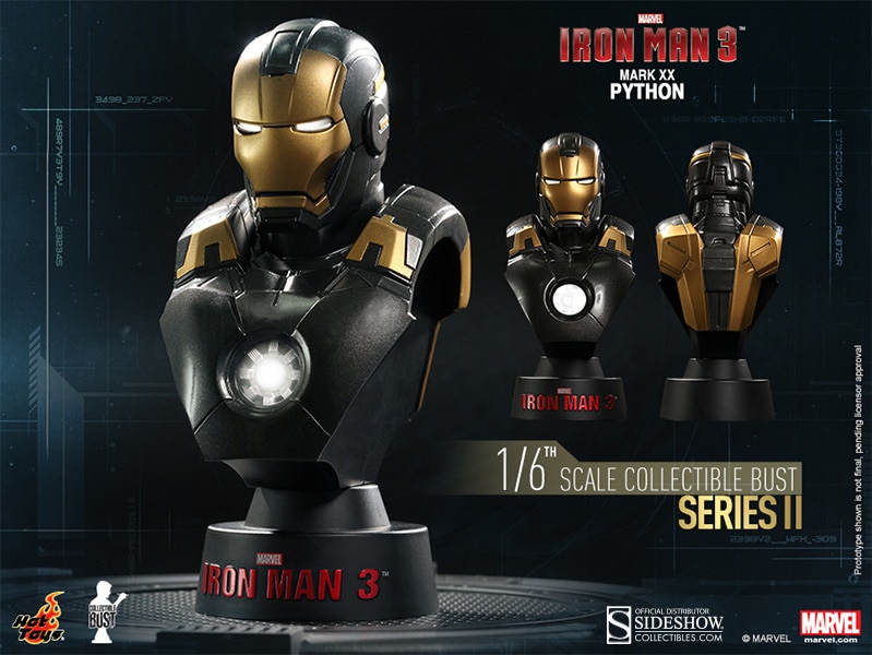 Marvel Iron Man Mark 20 - Python Collectible Bust by Hot Toy