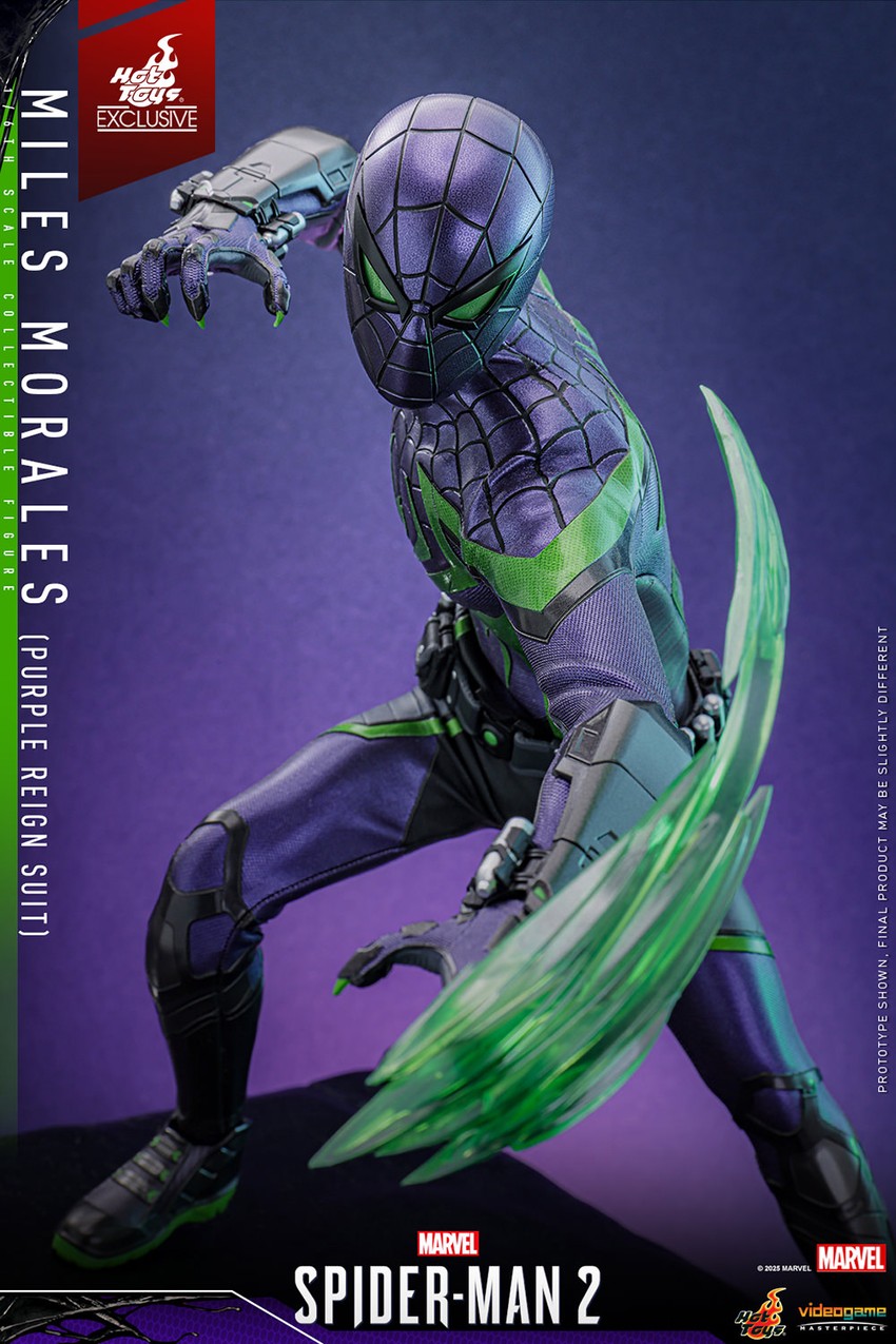 Miles Morales (Purple Reign Suit) Sixth Scale Figure by Hot Toys