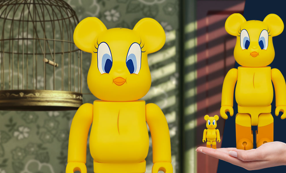 Be@rbrick Tweety 100% and 400% Collectible Set by Medicom Toy
