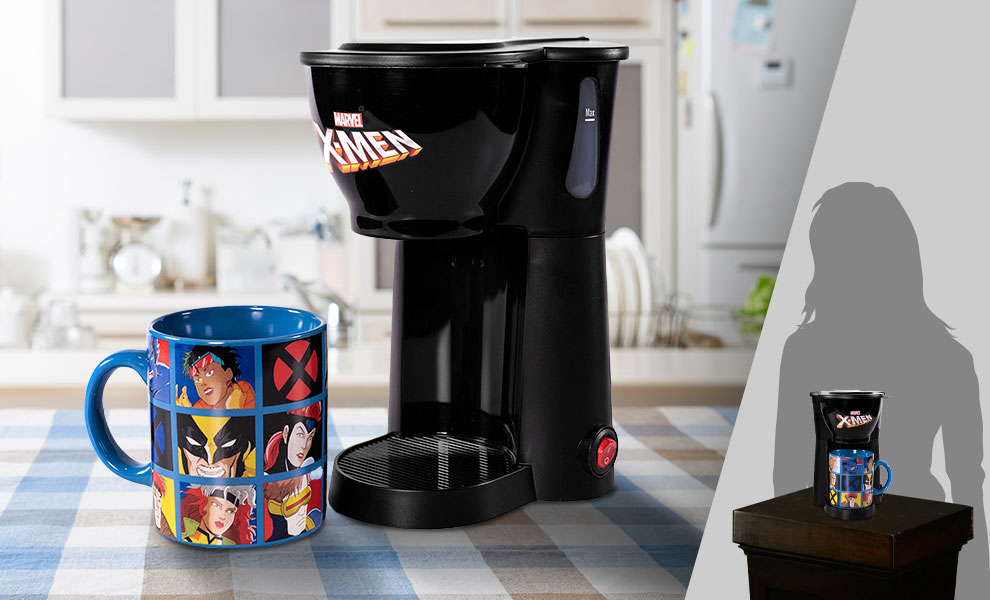 X-Men Single Cup Coffee Maker With Mug by Uncanny Brands