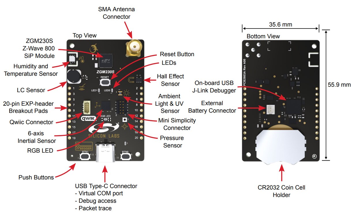Z-Wave 800 シリーズ 開発キット - Silicon Labs