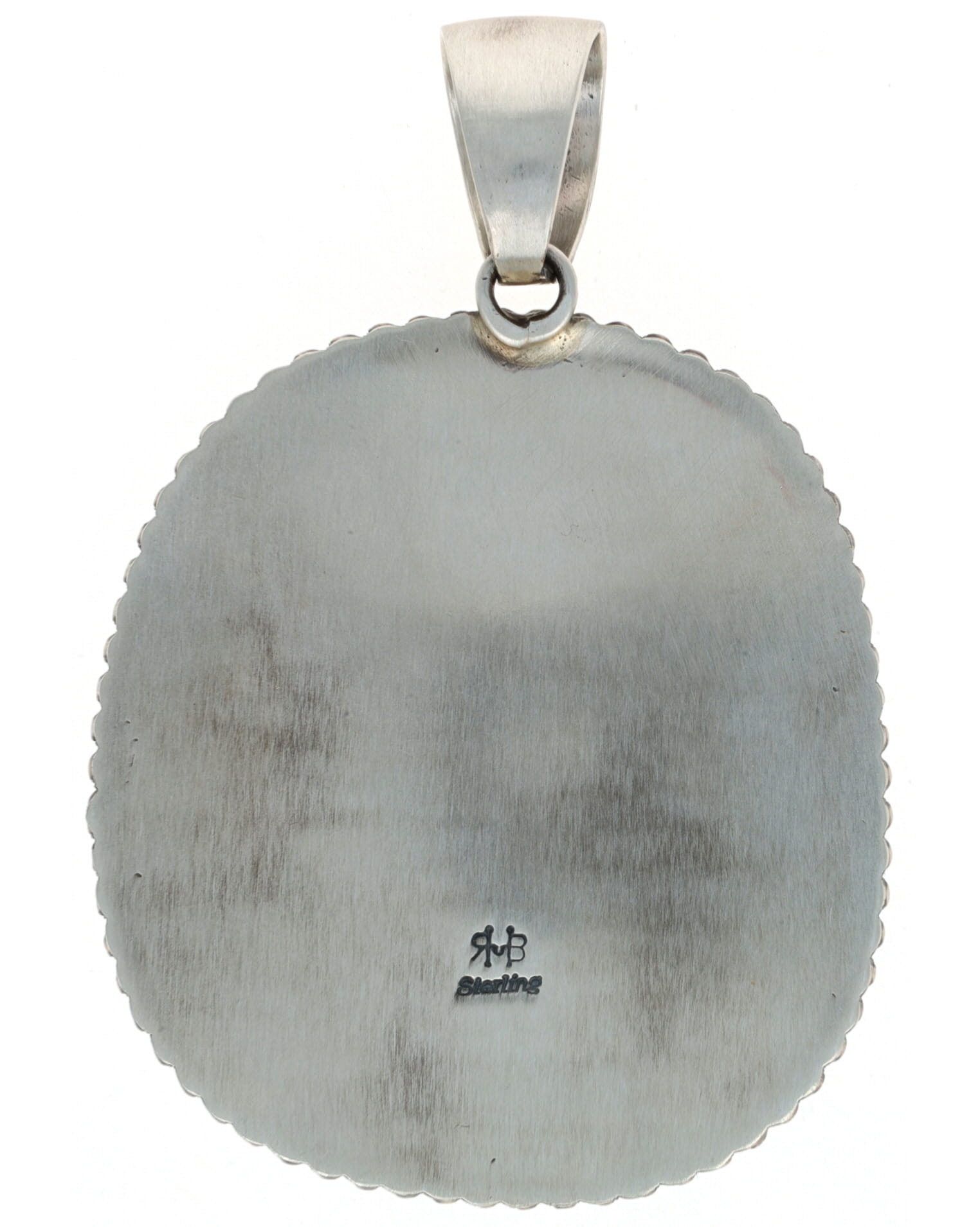 ナチュラルロイストンターコイズペンダント - $1,125 - PE#1591 - SilverTQ