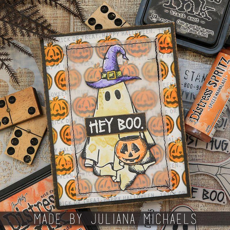 Tim Holtz Boo Crazy Stamps with Simon Says Stamp Dies Bundle setbz24
