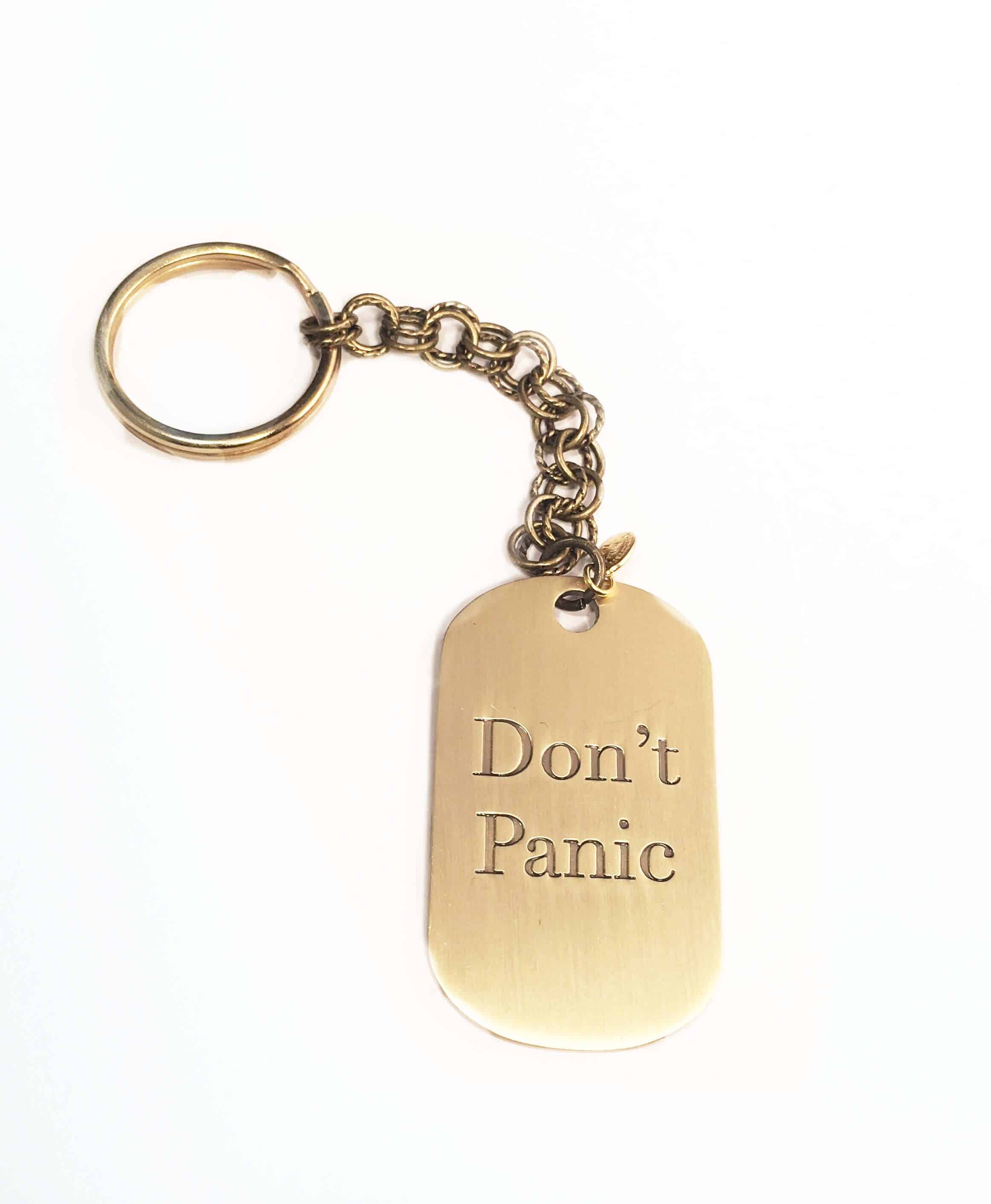 Don't Panic Key Chain – Simply Eartha